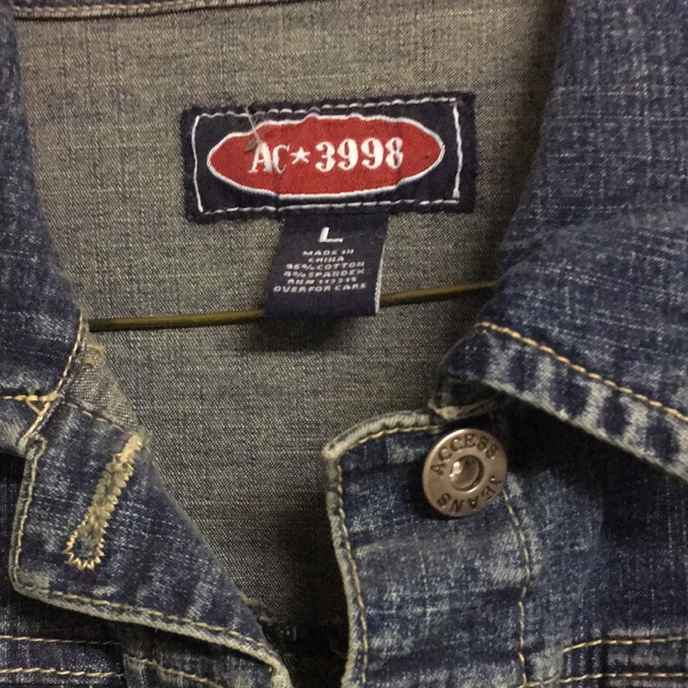 Blue Jean jacket very lightly used
